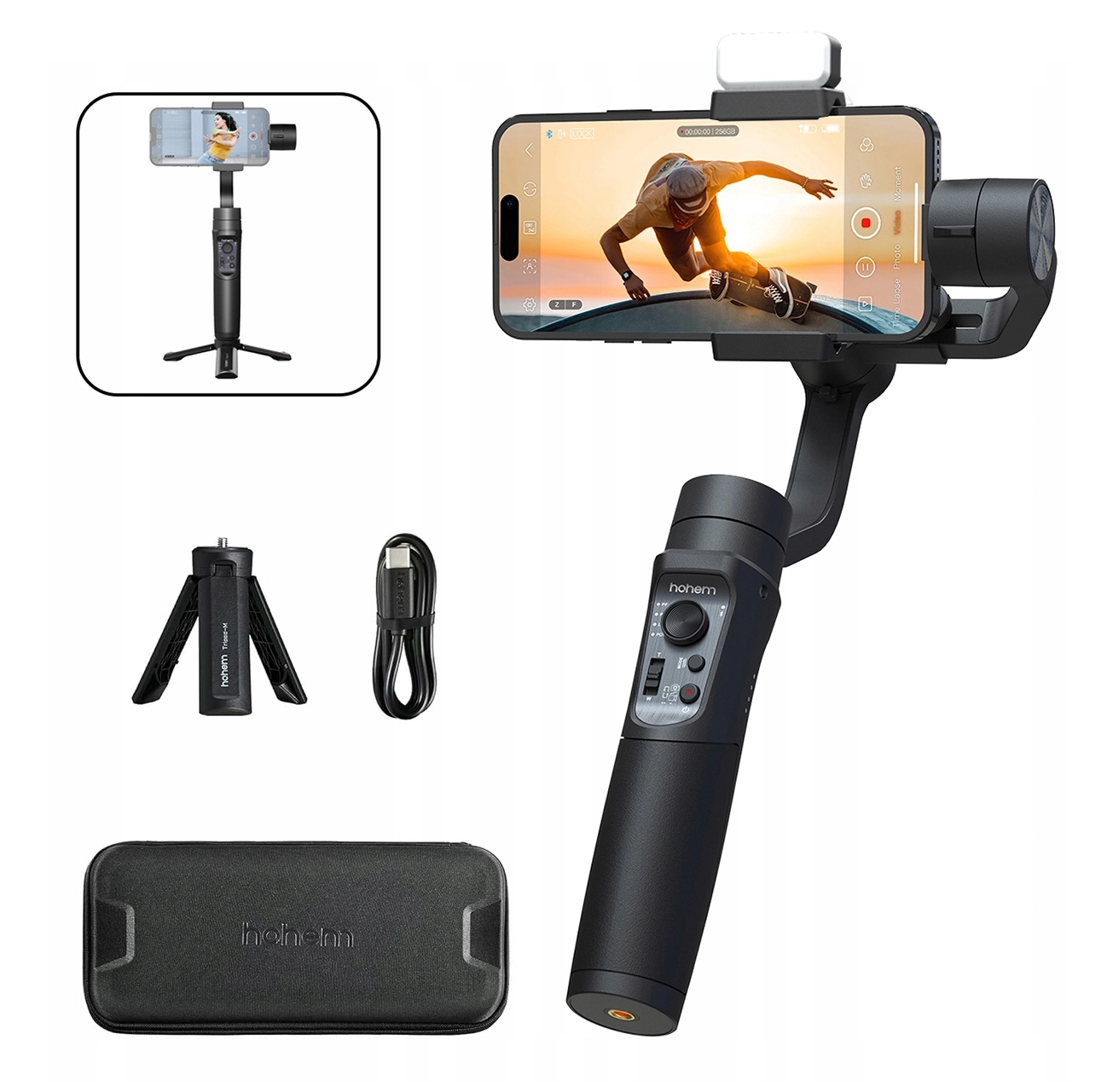 Hohem - AI Tracking Smartphone Gimbal Stabilizer Your Ultimate Companion for Smooth Videos